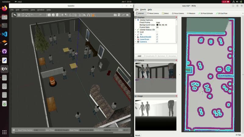 Gazebo Robot Simulation