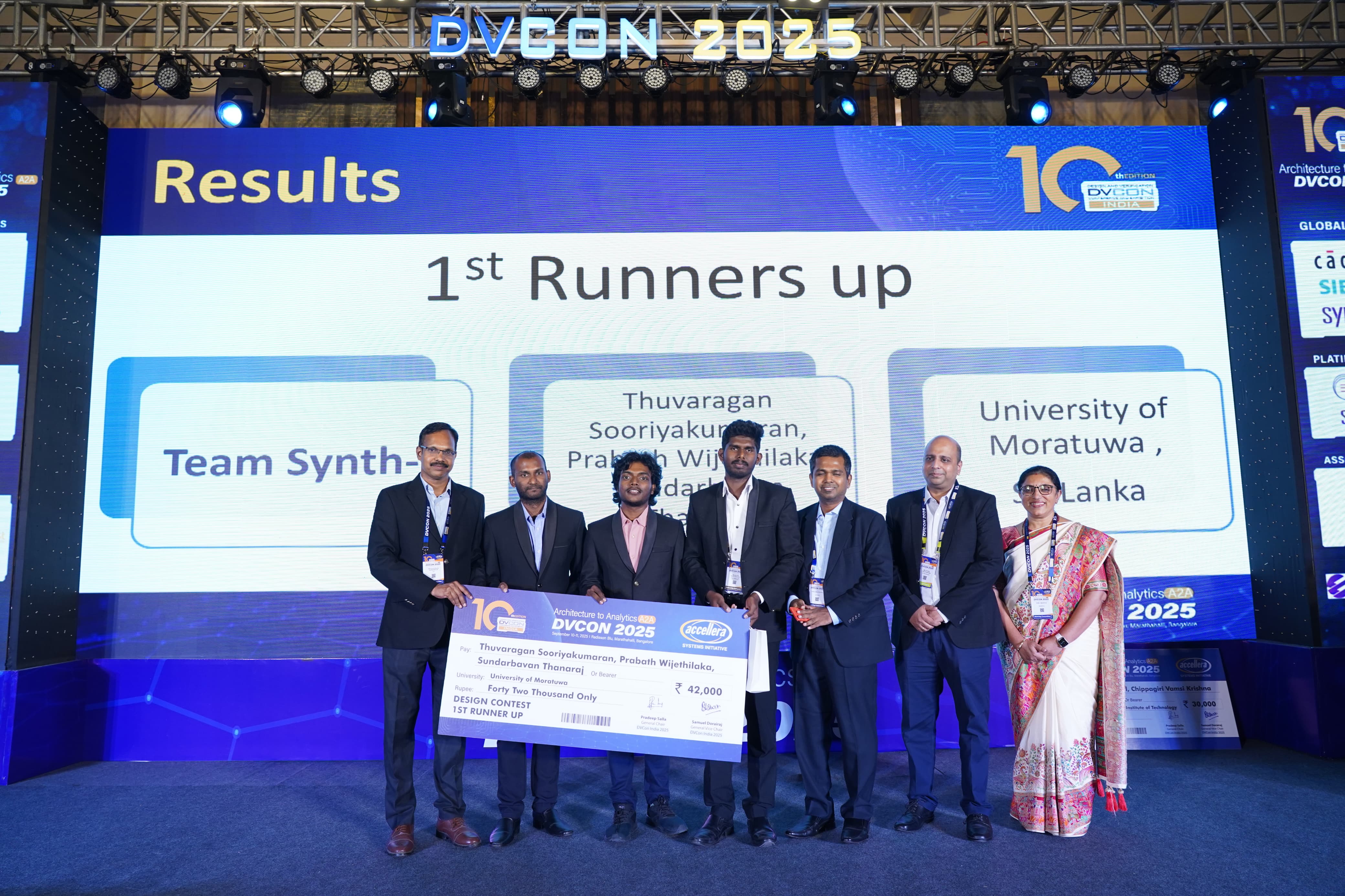 1st Runners-Up | DVCon India 2025 – International Design Contest
