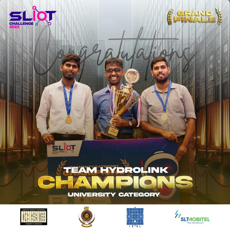 Championship | SLIoT Challenge 2023 - All island IoT competition